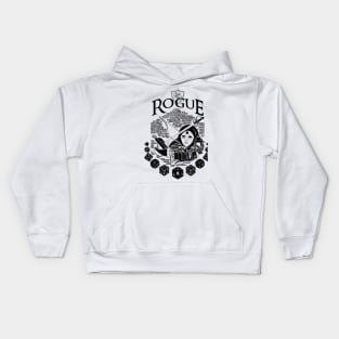 RPG Class Series: Rogue - Black Version Kids Hoodie